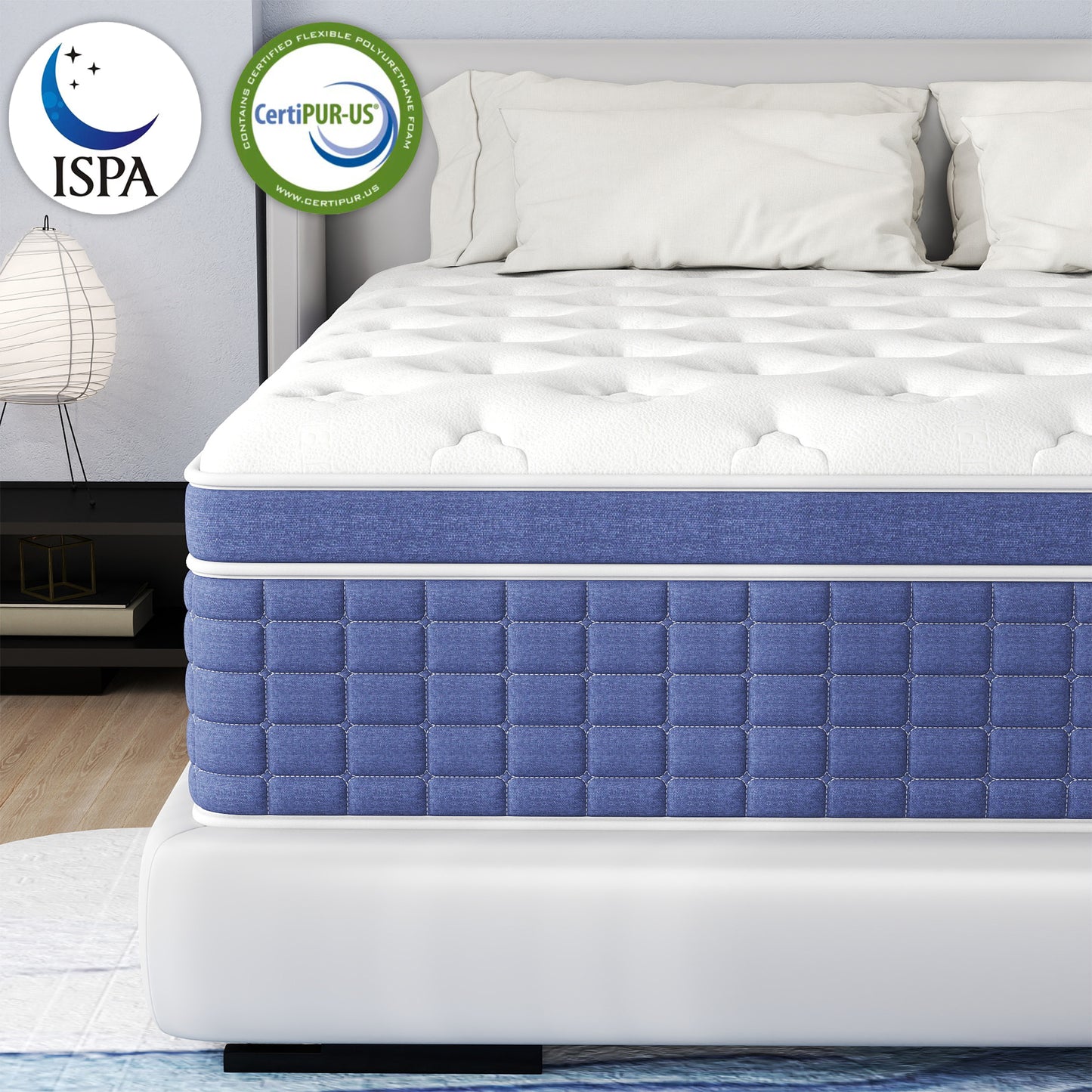 CICIMLU 12/14 INCH TWIN FULL QUEEN KING MATTRESS ,HYBRID MATTRESSES MEDIUM FIRM IN A BOX