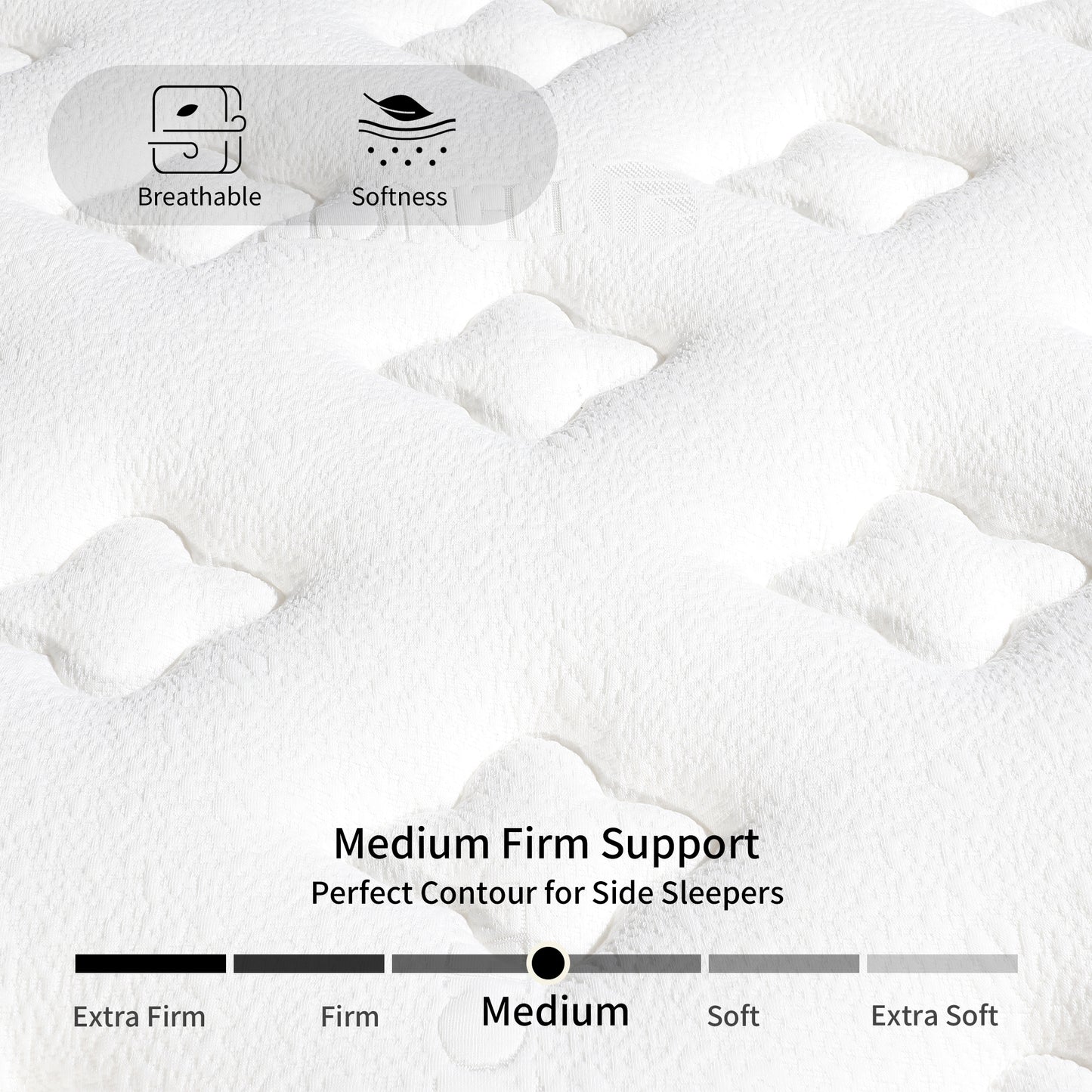 Mokiiya 8/10/12/14 INCH TWIN FULL QUEEN KING MATTRESS ,HYBRID MATTRESSES MEDIUM FIRM IN A BOX