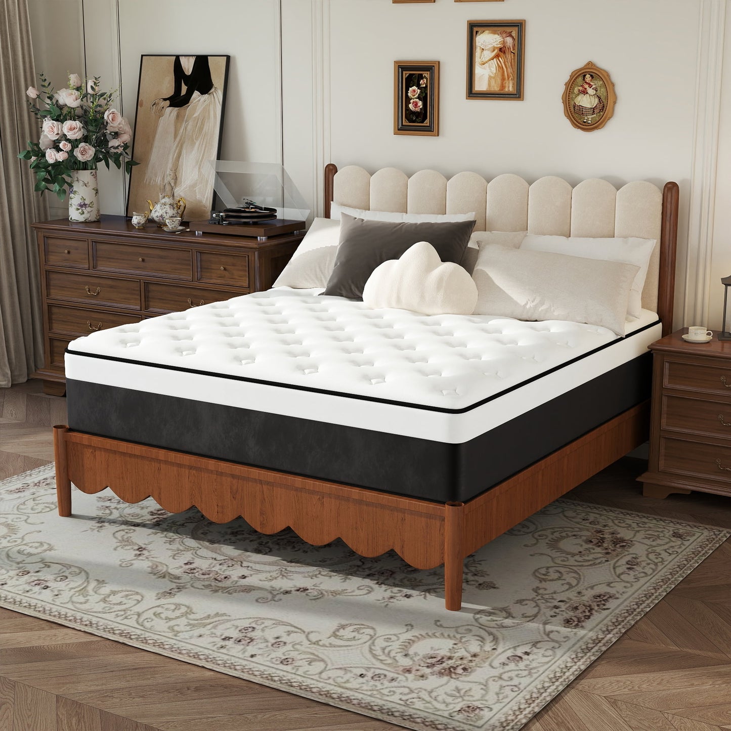 Mulinature 12 INCH TWIN MATTRESS MEDIUM COMFORT TWIN SIZE FOR ADULT HYBRID MATTRESS IN A BOX