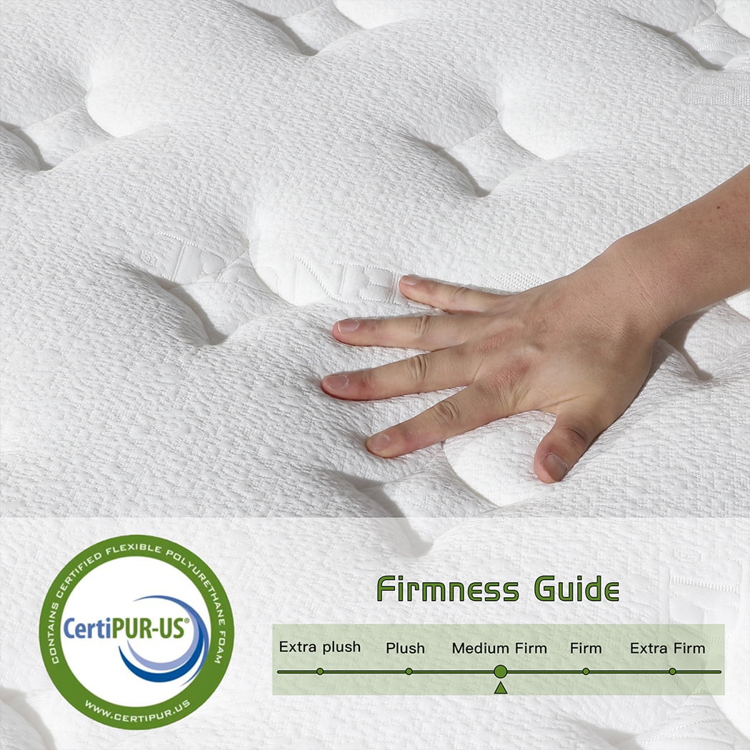 lemontalking 12/14 INCH TWIN FULL QUEEN KING MATTRESS ,HYBRID MATTRESSES MEDIUM FIRM IN A BOX