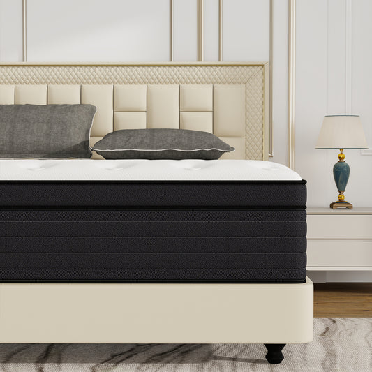 YILICY 10 /12/14 INCH TWIN FULL QUEEN KING ADULT MATTRESS WITH POCKET SPRING HYBRID MEMORY FOAM MEDIUM FIRM MATTRESS