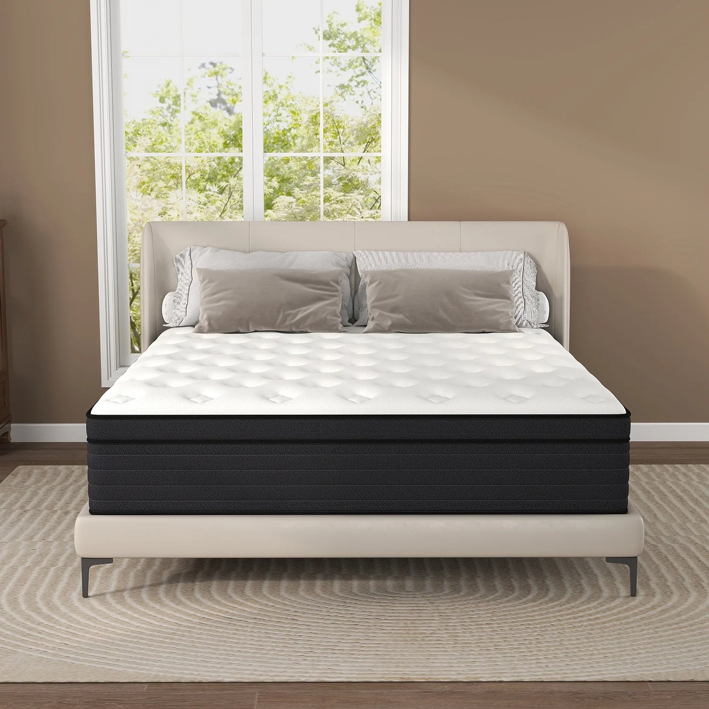 YILICY 10 /12/14 INCH TWIN FULL QUEEN KING ADULT MATTRESS WITH POCKET SPRING HYBRID MEMORY FOAM MEDIUM FIRM MATTRESS