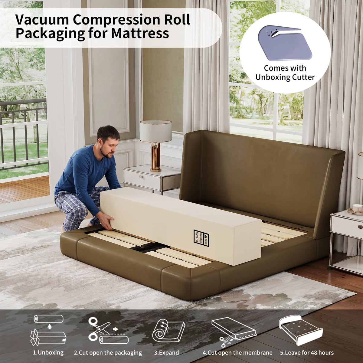 Mokiiya 12 inch Full Mattress, Gel Memory Foam & Spring Hybrid Mattresses Medium Comfort Full Size in a Box,Adult