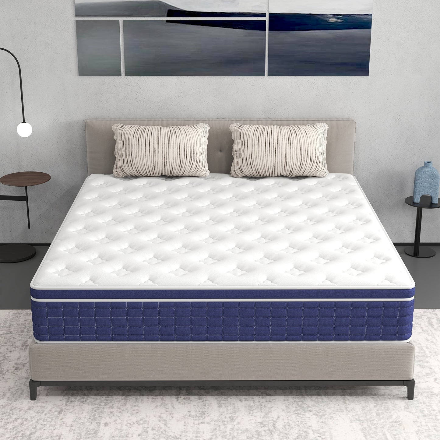 DalisTairy 12/14 INCH TWIN FULL QUEEN KING MATTRESS ,HYBRID MATTRESSES MEDIUM FIRM IN A BOX