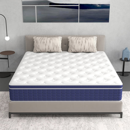 DalisTairy 12/14 INCH TWIN FULL QUEEN KING MATTRESS ,HYBRID MATTRESSES MEDIUM FIRM IN A BOX