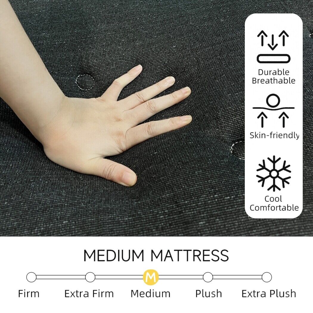 lemontalking 8/10 INCH TWIN FULL QUEEN KING MATTRESS ,HYBRID MATTRESSES MEDIUM FIRM IN A BOX