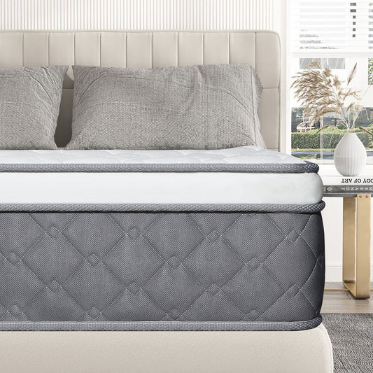 DalisTairy 12/14 INCH TWIN FULL QUEEN KING MATTRESS MEDIUM COMFORT TWIN SIZE FOR ADULT HYBRID MATTRESS IN A BOX