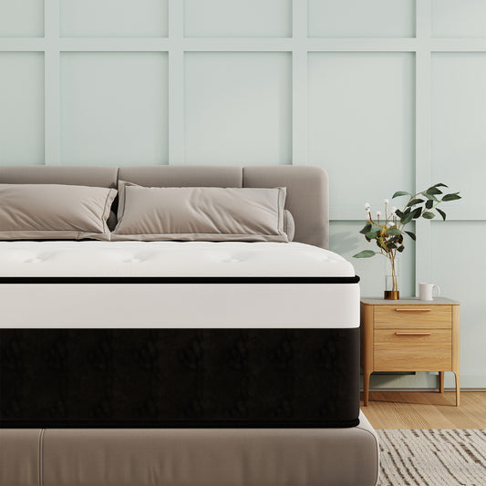Abunitt 8/10/12/14 INCH TWIN FULL QUEEN KING MATTRESS MEDIUM COMFORT TWIN SIZE FOR ADULT HYBRID MATTRESS IN A BOX