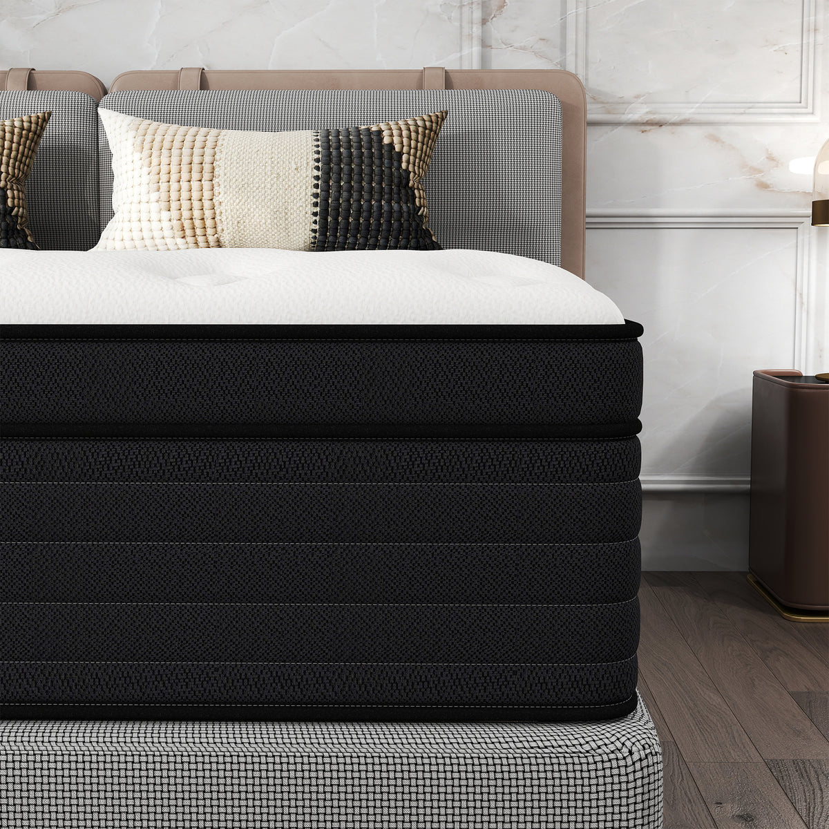 DalisTairy 12/14 INCH TWIN FULL QUEEN KING MATTRESS ,HYBRID MATTRESSES MEDIUM FIRM IN A BOX