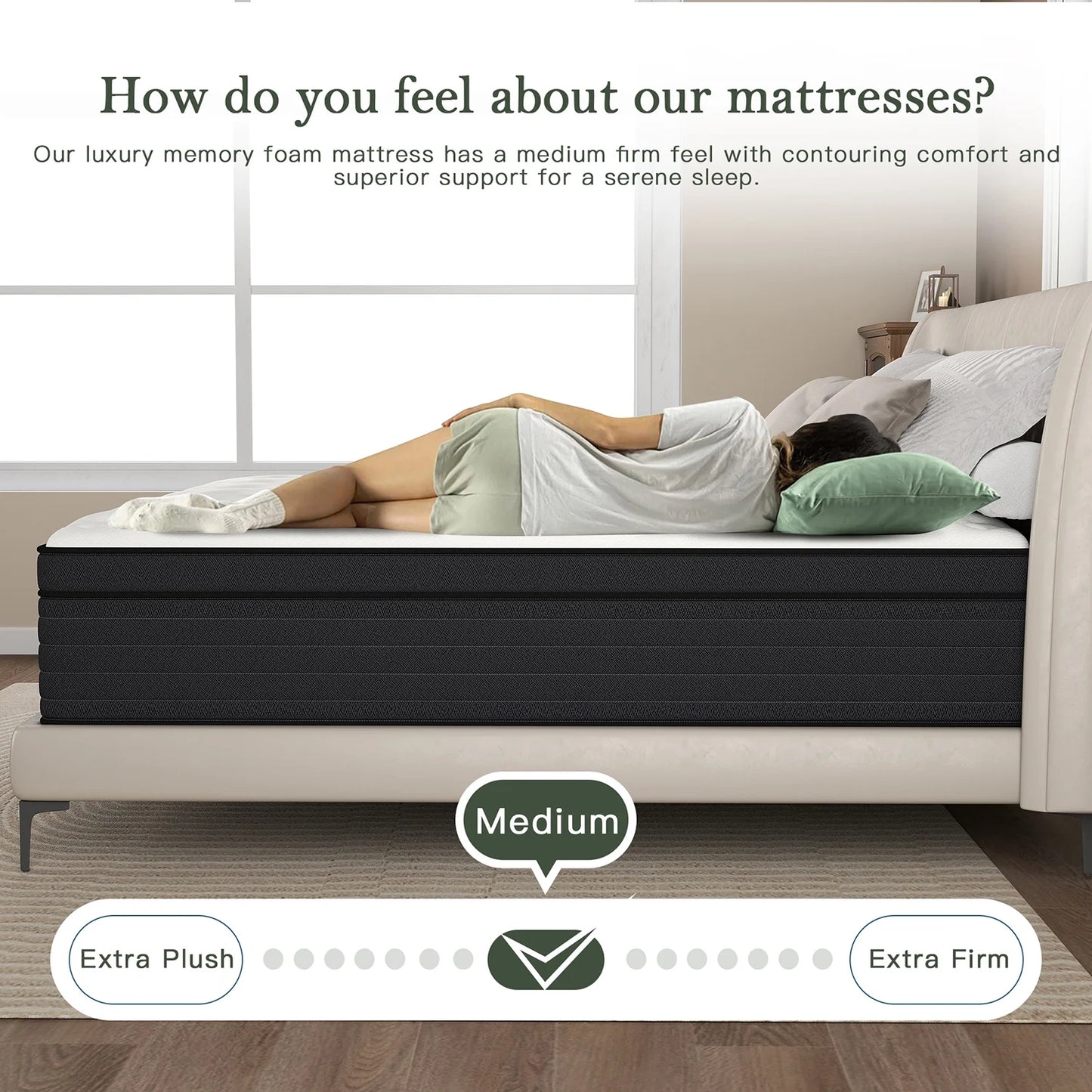 YILICY 10 /12/14 INCH TWIN FULL QUEEN KING ADULT MATTRESS WITH POCKET SPRING HYBRID MEMORY FOAM MEDIUM FIRM MATTRESS