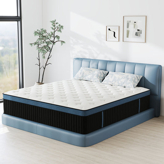 CICIMLU 12/14 INCH TWIN FULL QUEEN KING MATTRESS ,HYBRID MATTRESSES MEDIUM FIRM IN A BOX