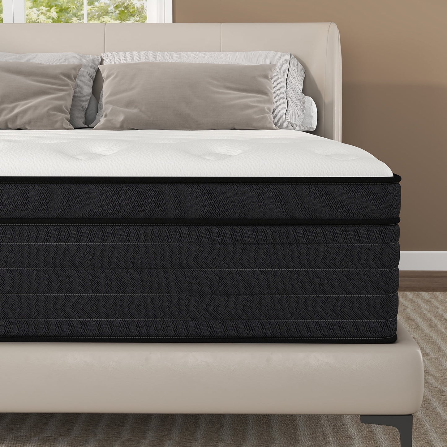 YILICY 10 /12/14 INCH TWIN FULL QUEEN KING ADULT MATTRESS WITH POCKET SPRING HYBRID MEMORY FOAM MEDIUM FIRM MATTRESS