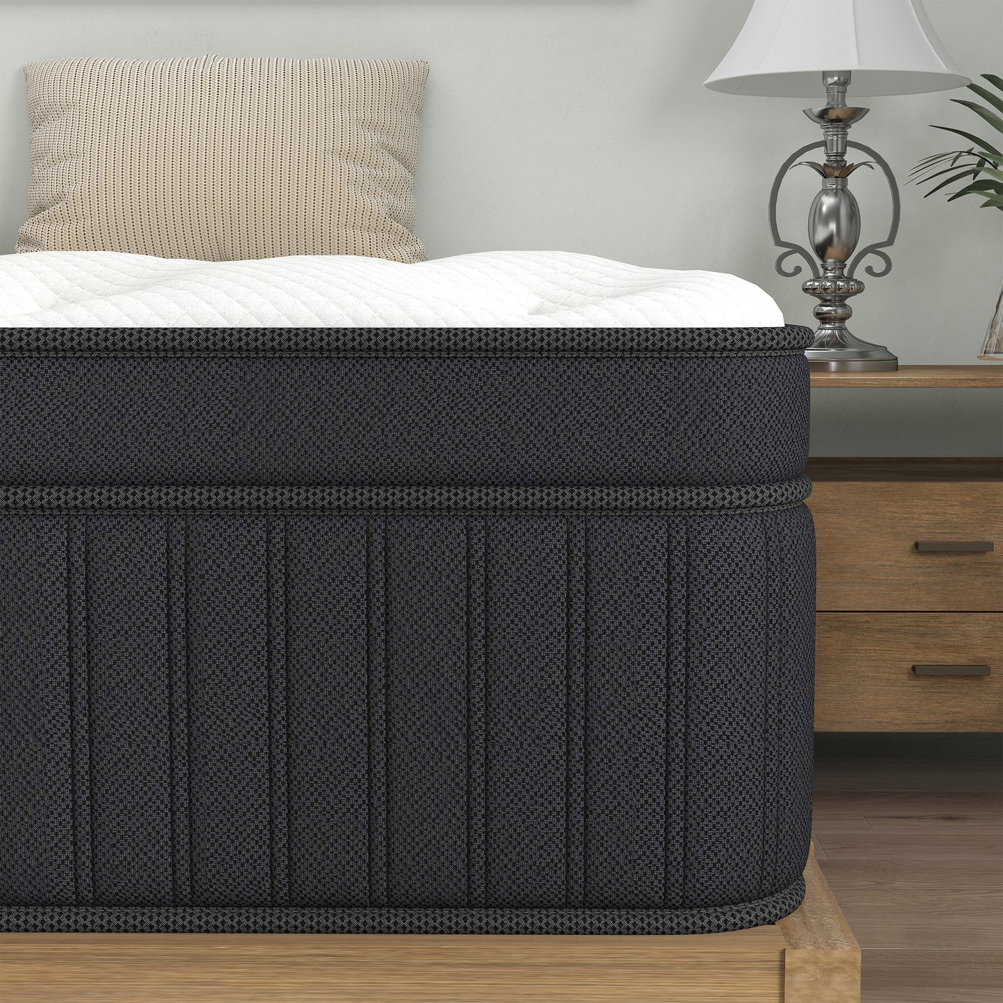 CICIMLU 12/14 INCH TWIN FULL QUEEN KING MATTRESS ,HYBRID MATTRESSES MEDIUM FIRM IN A BOX