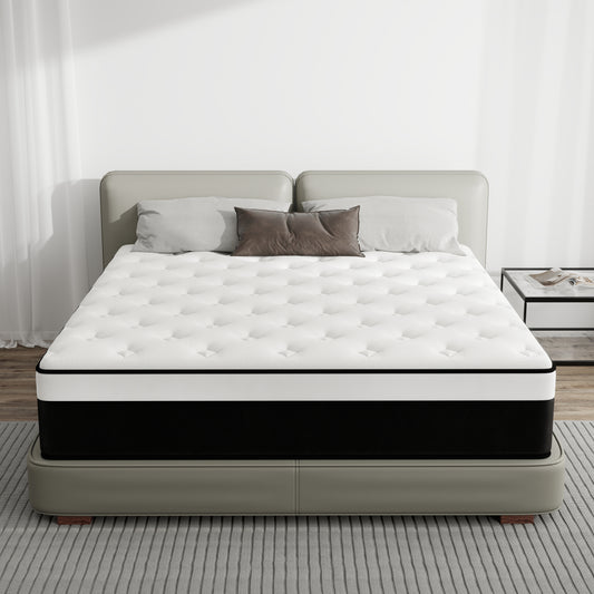 lemontalking 8/10/12/14 INCH TWIN FULL QUEEN KING MATTRESS ,HYBRID MATTRESSES MEDIUM FIRM IN A BOX