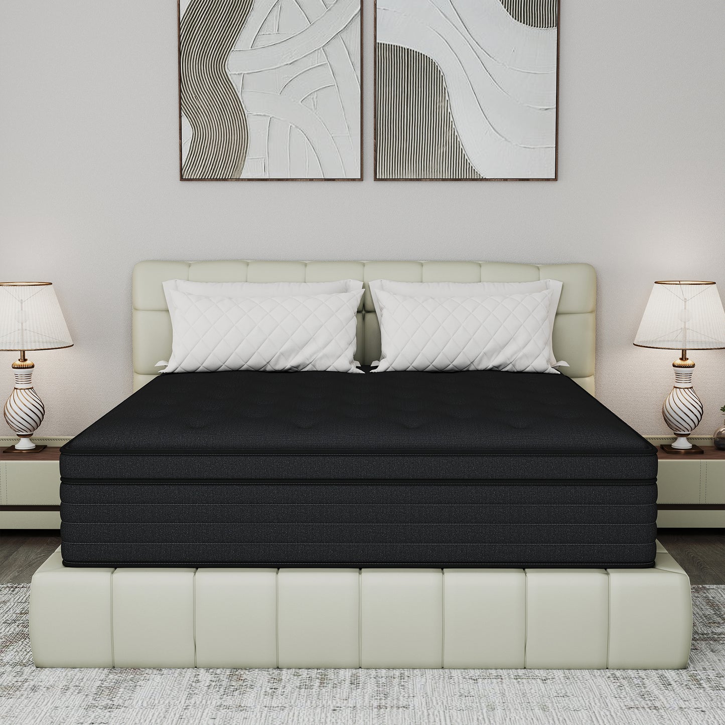 Yilicy 8/10/12/14 INCH TWIN FULL QUEEN KING ADULT MATTRESS WITH POCKET SPRING HYBRID MEMORY FOAM MEDIUM FIRM MATTRESS