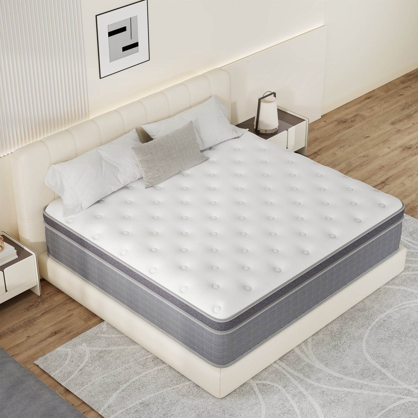 DalisTairy 10/12/14 INCH TWIN FULL QUEEN KING SIZE MATTRESS MEDIUM COMFORT FULL SIZE FOR ADULT HYBRID MATTRESS IN A BOX
