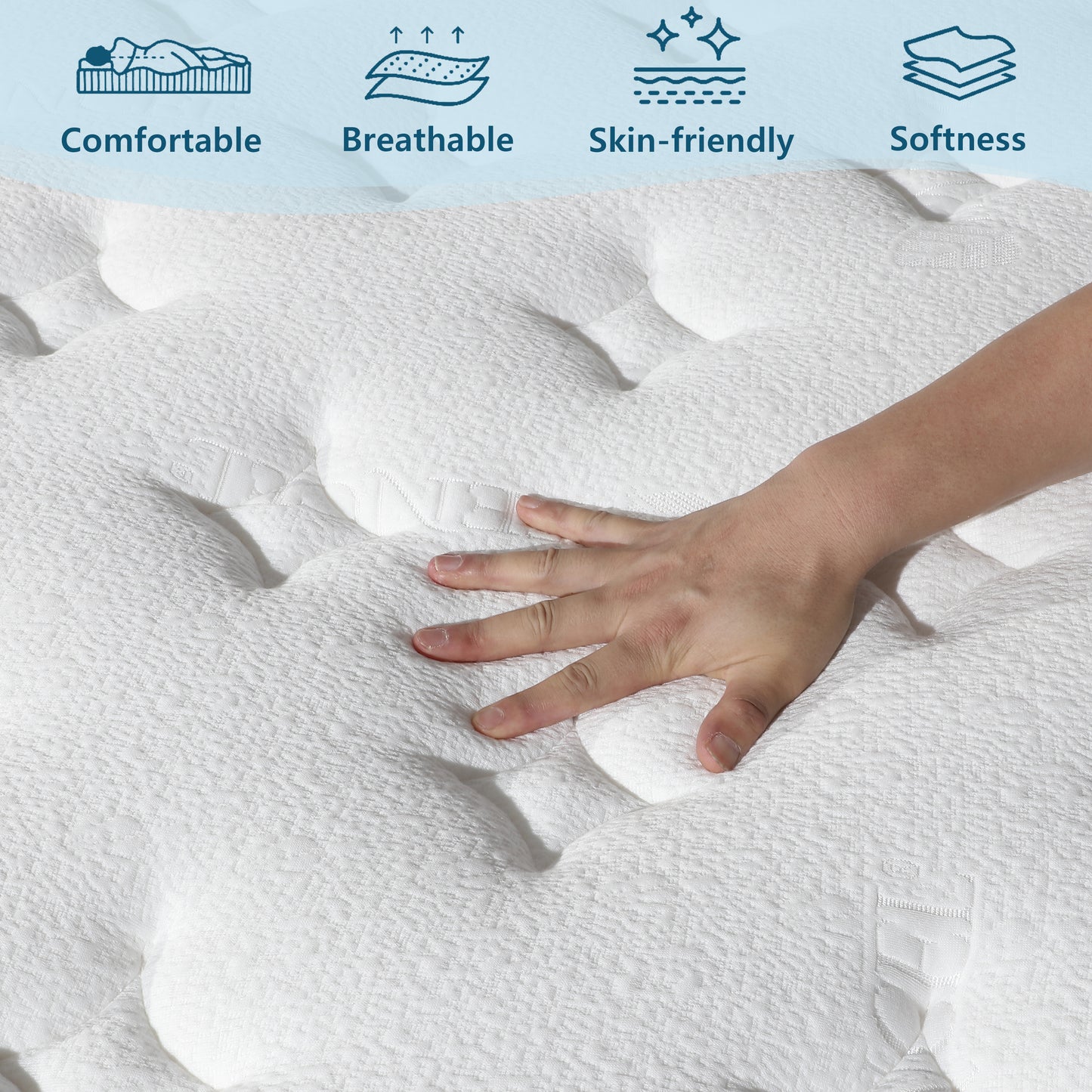 lemontalking 8/10/12/14 INCH TWIN FULL QUEEN KING MATTRESS ,HYBRID MATTRESSES MEDIUM FIRM IN A BOX