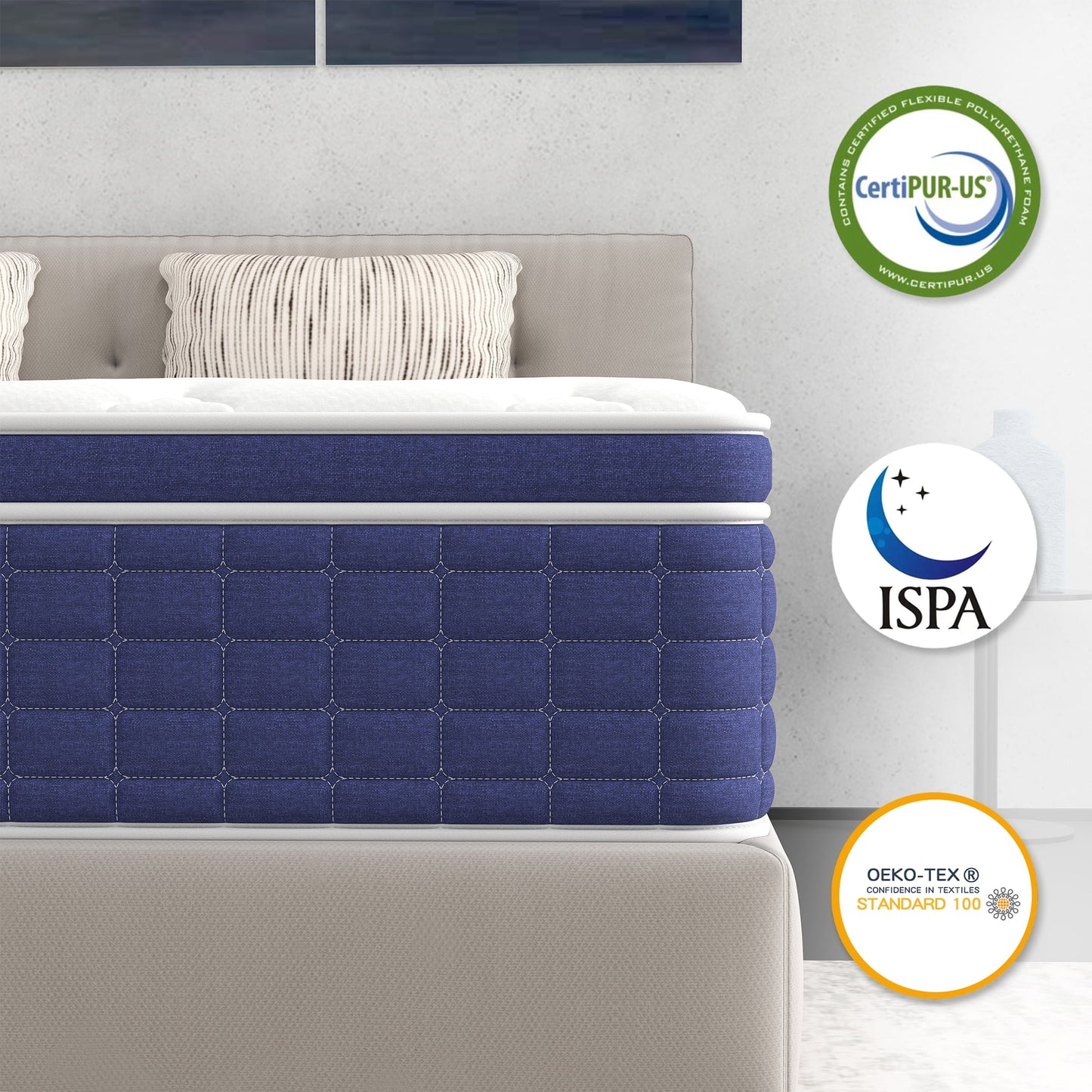 DalisTairy 12/14 INCH TWIN FULL QUEEN KING MATTRESS ,HYBRID MATTRESSES MEDIUM FIRM IN A BOX