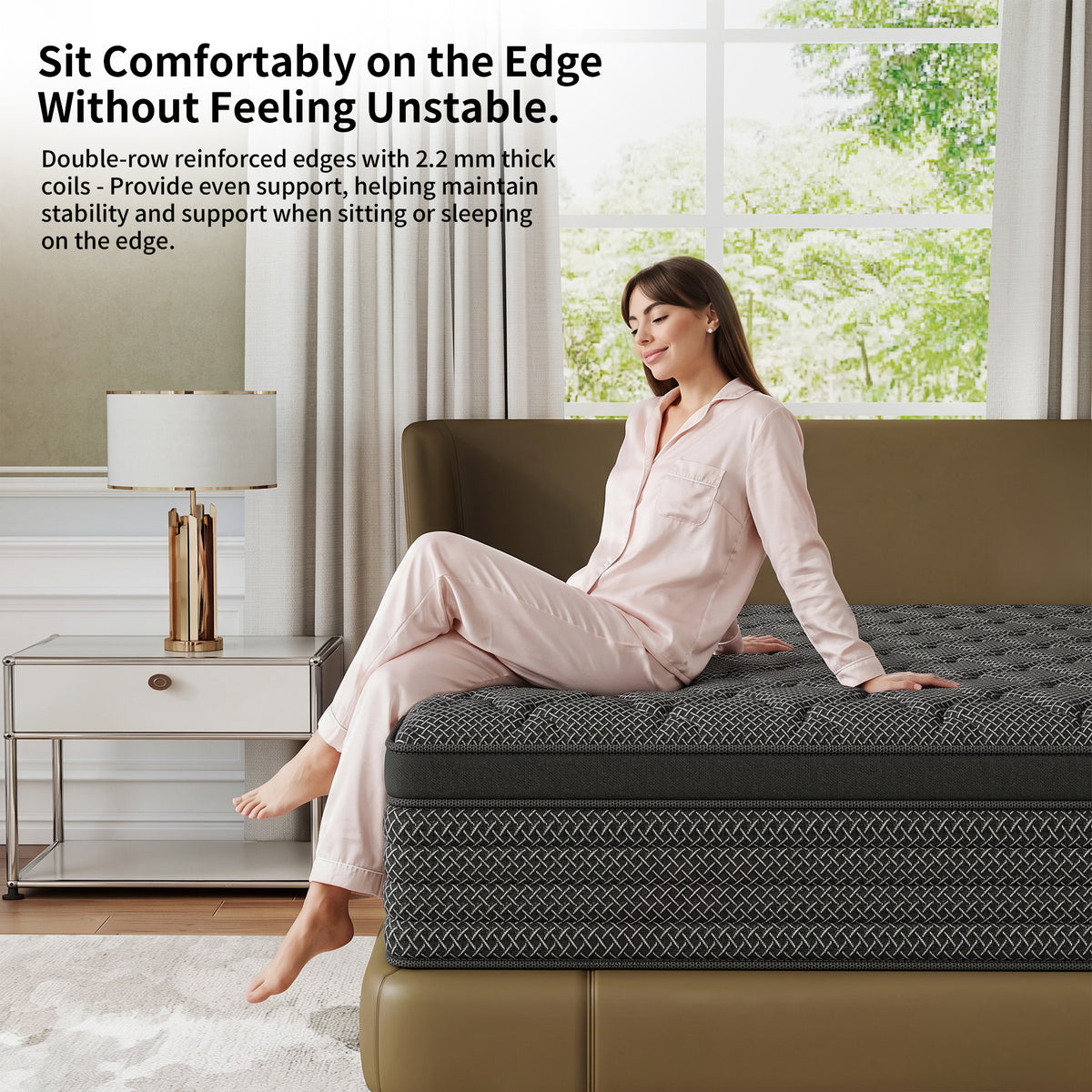 Mokiiya 12 inch Full Mattress, Gel Memory Foam & Spring Hybrid Mattresses Medium Comfort Full Size in a Box,Adult