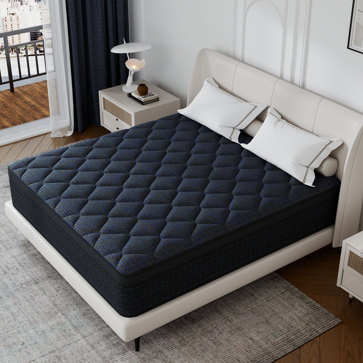 Abunitt 12/14 INCH TWIN FULL QUEEN KING MATTRESS MEDIUM COMFORT TWIN SIZE FOR ADULT HYBRID MATTRESS IN A BOX
