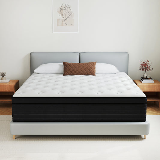 lemontalking 8/10/12/14 INCH TWIN FULL QUEEN KING MATTRESS MEDIUM COMFORT TWIN SIZE FOR ADULT HYBRID MATTRESS IN A BOX