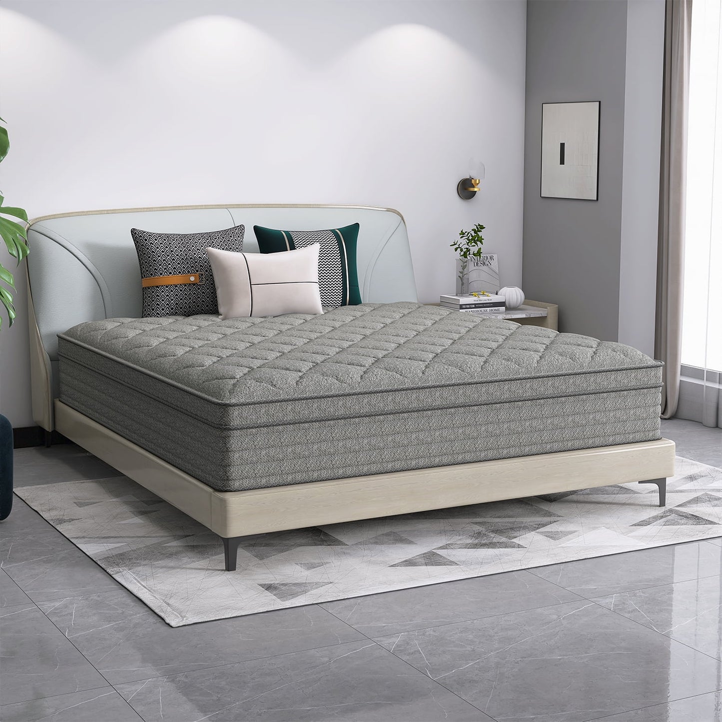 DalisTairy 12/14 INCH TWIN FULL QUEEN KING MATTRESS ,HYBRID MATTRESSES MEDIUM FIRM IN A BOX