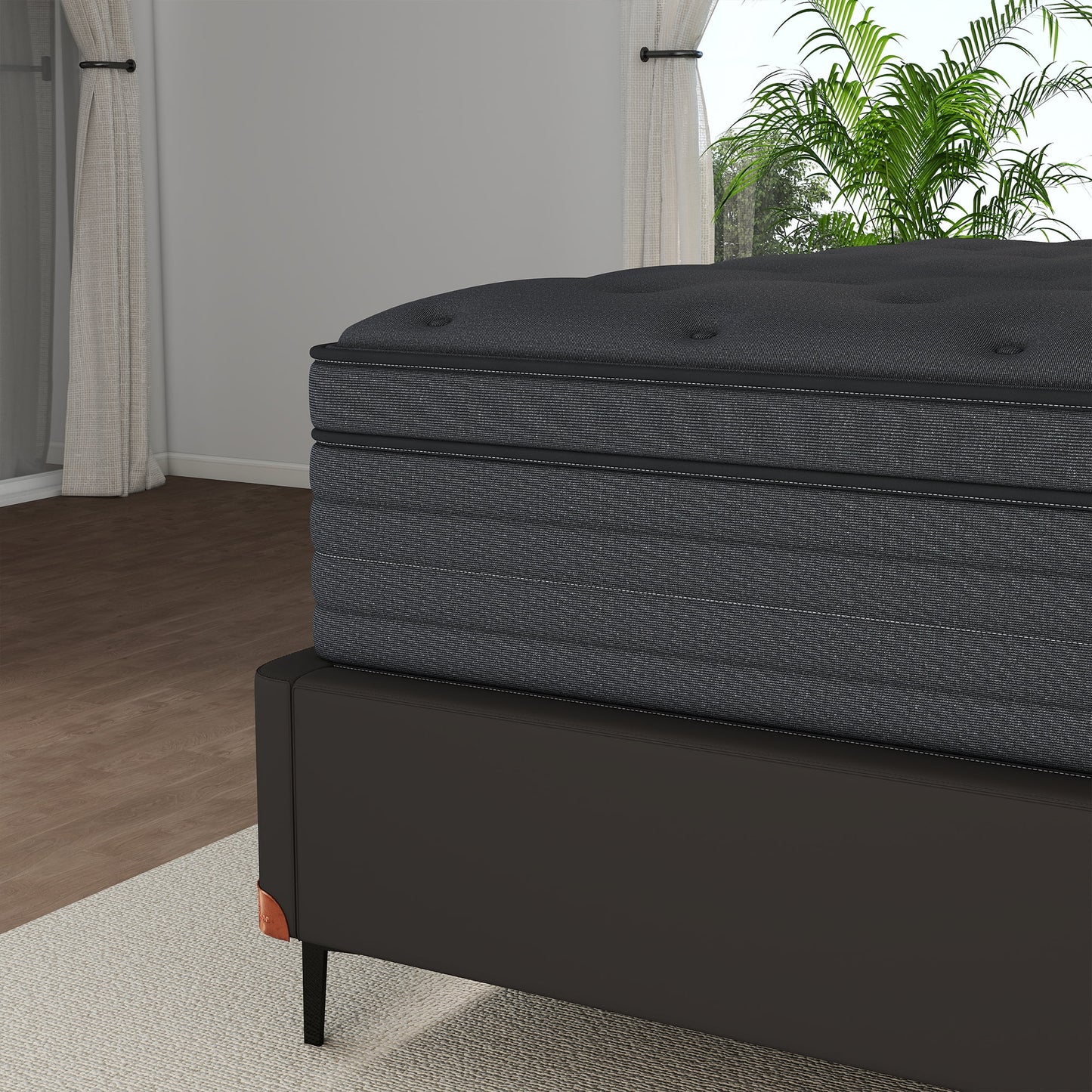 Mulinature 12/14 INCH TWIN FULL QUEEN KING MATTRESS ,HYBRID MATTRESSES MEDIUM FIRM IN A BOX