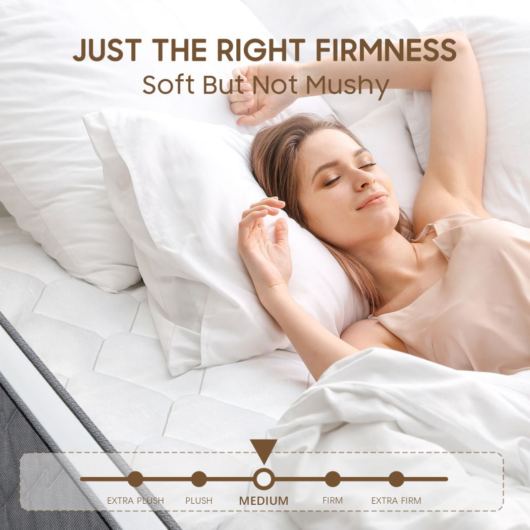 DalisTairy 12/14 INCH TWIN FULL QUEEN KING MATTRESS MEDIUM COMFORT TWIN SIZE FOR ADULT HYBRID MATTRESS IN A BOX