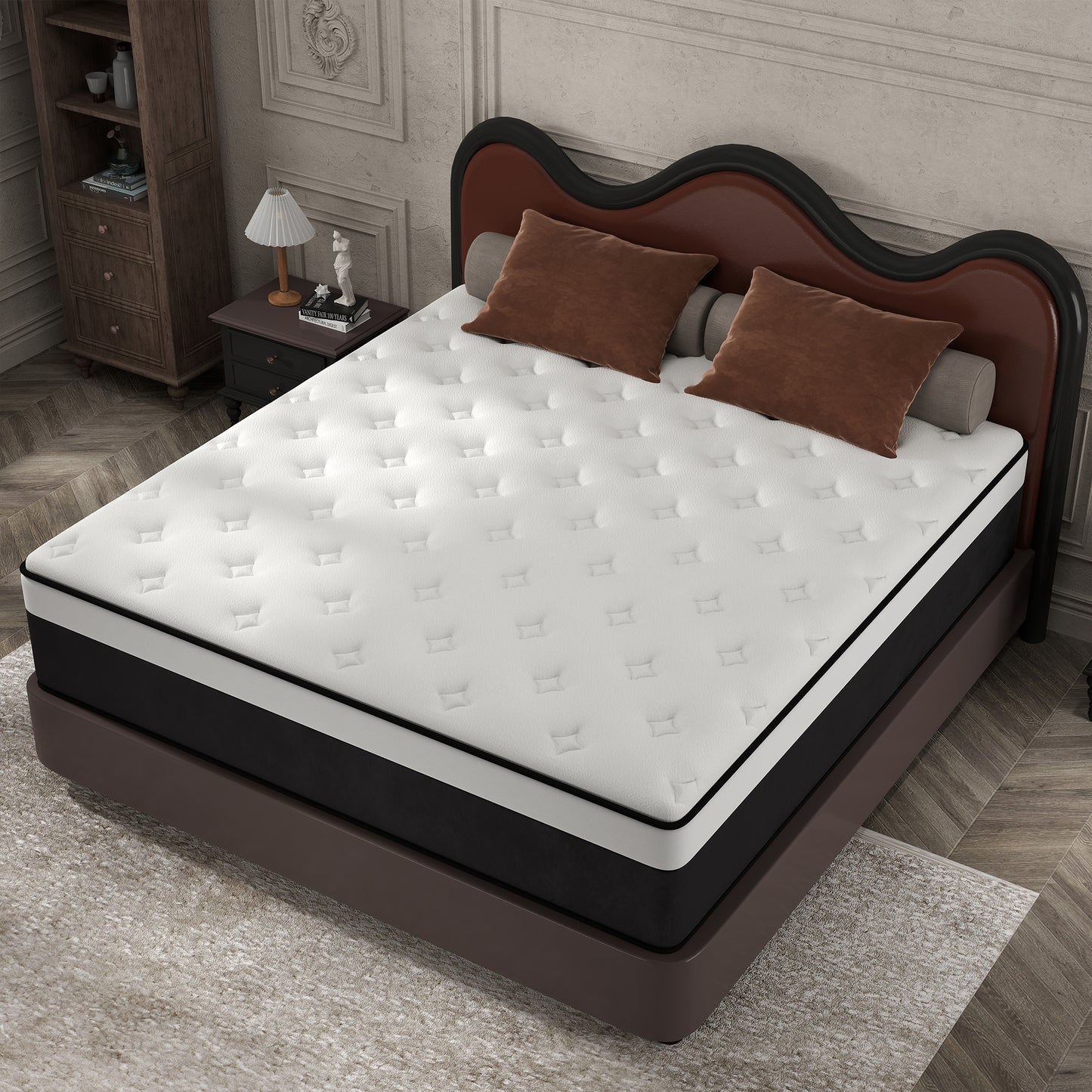 CICIMLU 8/10/12/14 INCH TWIN FULL QUEEN KING MATTRESS ,HYBRID MATTRESSES MEDIUM FIRM IN A BOX