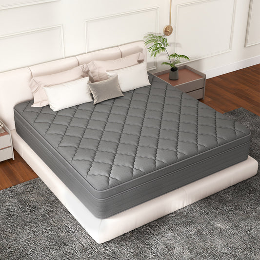 CICIMLU 12/14 INCH TWIN FULL QUEEN KING MATTRESS ,HYBRID MATTRESSES MEDIUM FIRM IN A BOX