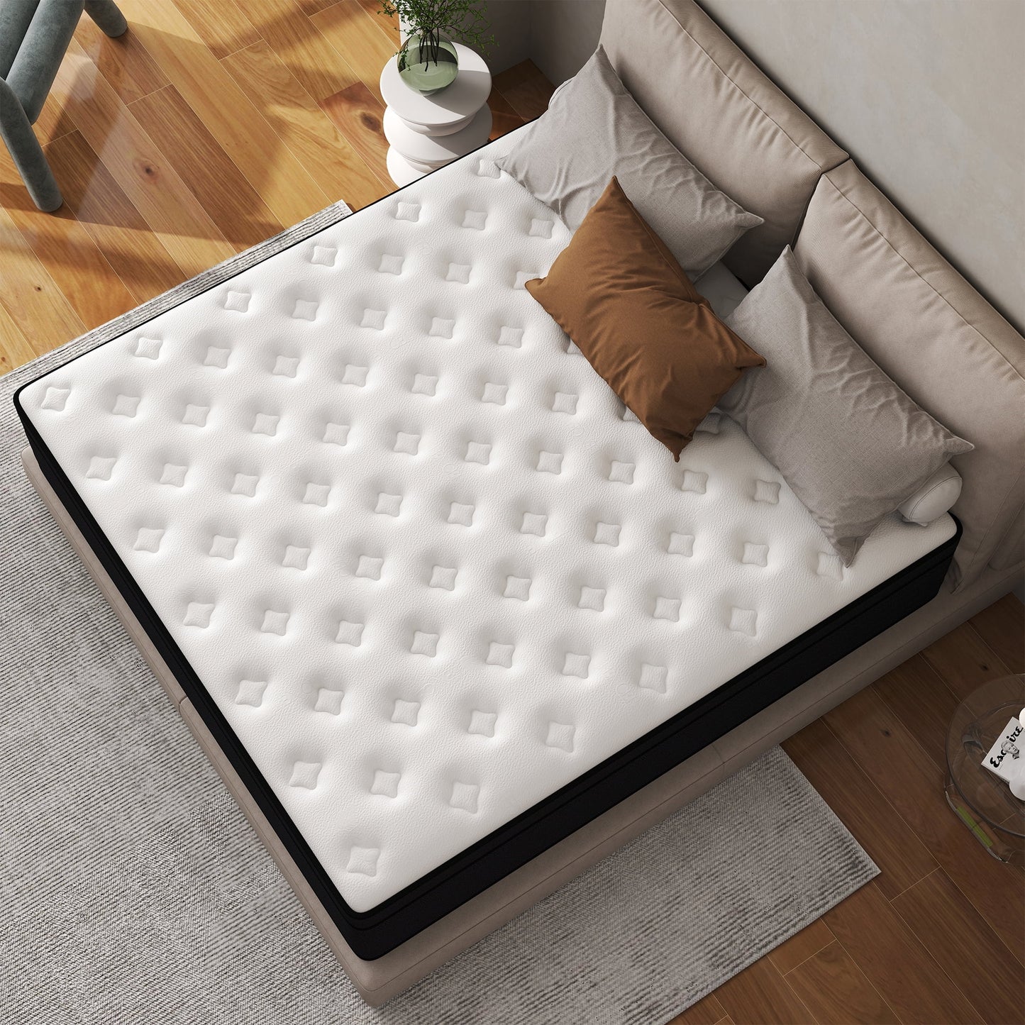 CICIMLU 8/10/12/14 INCH TWIN FULL QUEEN KING MATTRESS ,HYBRID MATTRESSES MEDIUM FIRM IN A BOX