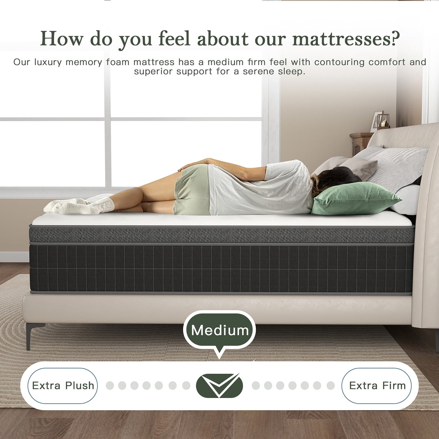 Yilicy 10/12/14 INCH TWIN FULL QUEEN KING MATTRESS MEDIUM COMFORT TWIN SIZE FOR ADULT HYBRID MATTRESS IN A BOX
