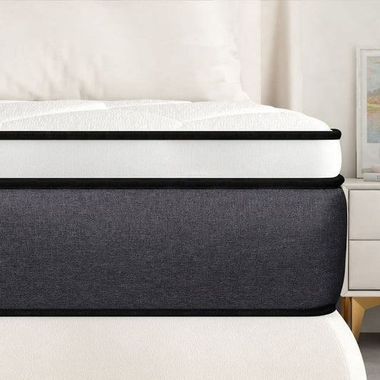 lemontalking 12/14 INCH TWIN FULL QUEEN KING MATTRESS ,HYBRID MATTRESSES MEDIUM FIRM IN A BOX