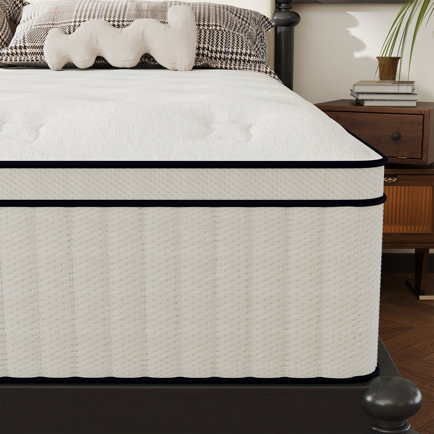 CICIMLU 12/14 INCH TWIN FULL QUEEN KING MATTRESS ,HYBRID MATTRESSES MEDIUM FIRM IN A BOX