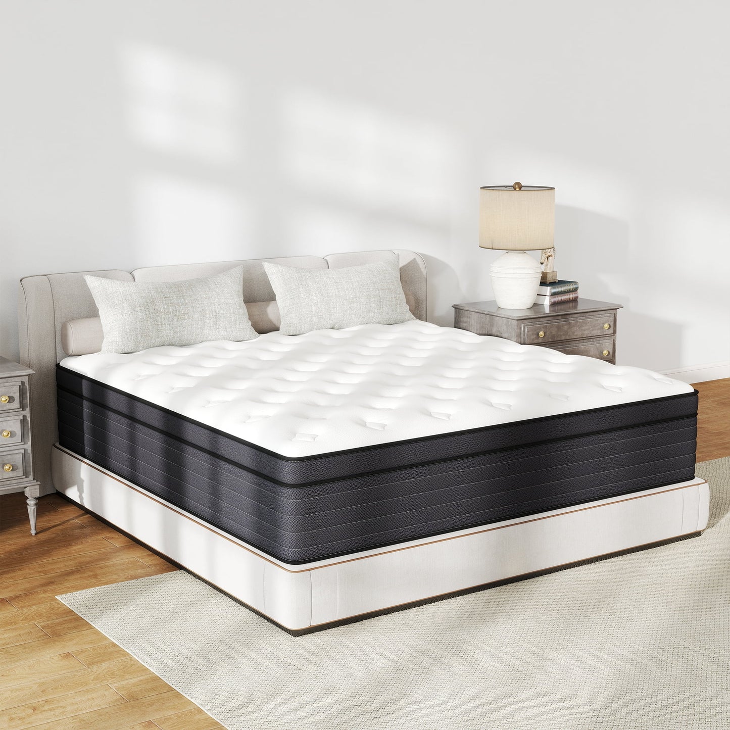 DalisTairy 8/10/12/14 INCH TWIN FULL QUEEN KING MATTRESS MEDIUM COMFORT TWIN SIZE FOR ADULT HYBRID MATTRESS IN A BOX