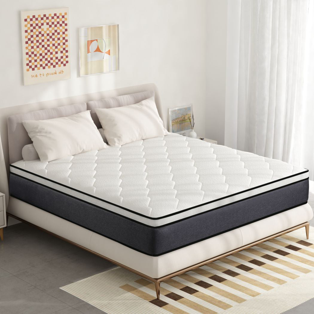 lemontalking 12/14 INCH TWIN FULL QUEEN KING MATTRESS ,HYBRID MATTRESSES MEDIUM FIRM IN A BOX