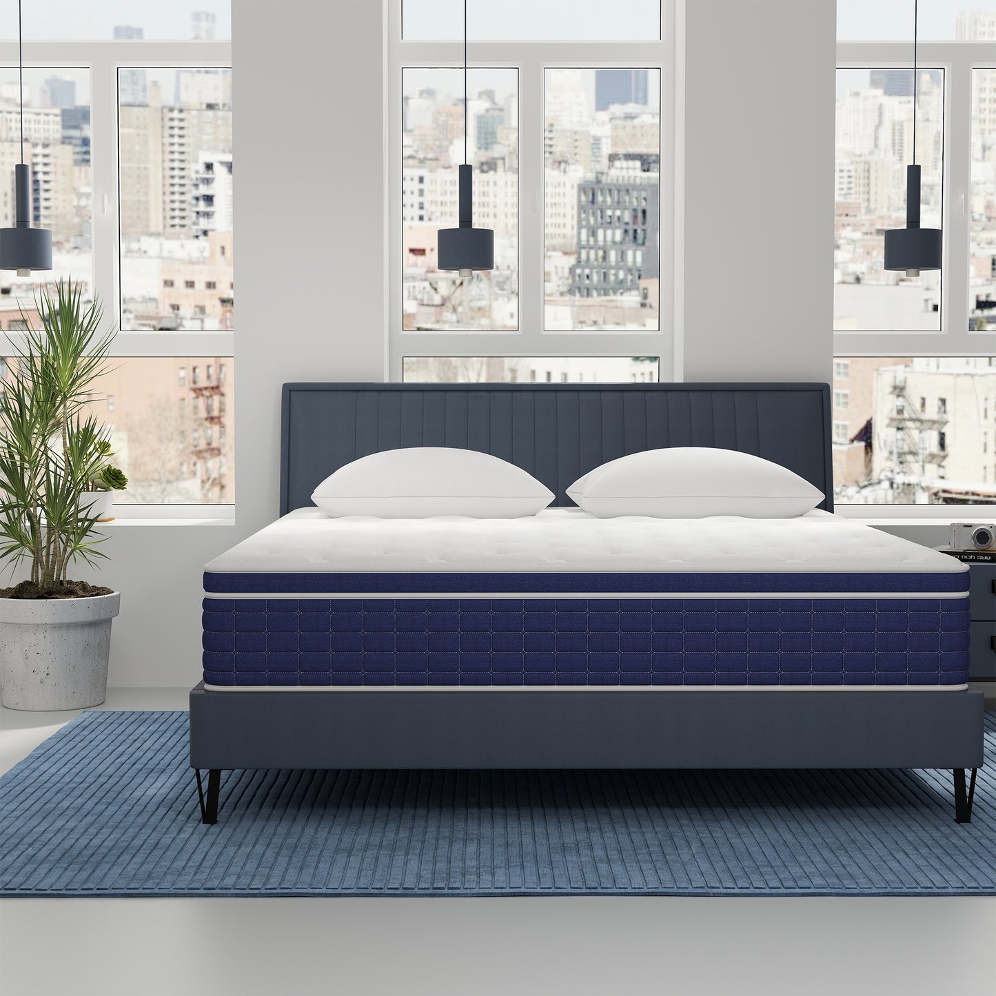 CICIMLU 12/14 INCH TWIN FULL QUEEN KING MATTRESS ,HYBRID MATTRESSES MEDIUM FIRM IN A BOX