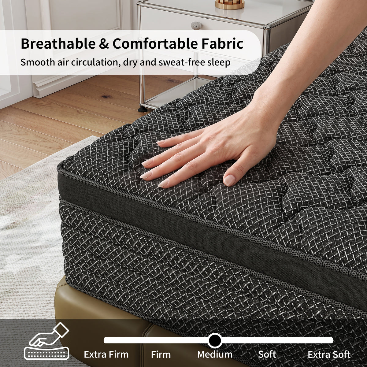 Mokiiya 12 inch Full Mattress, Gel Memory Foam & Spring Hybrid Mattresses Medium Comfort Full Size in a Box,Adult