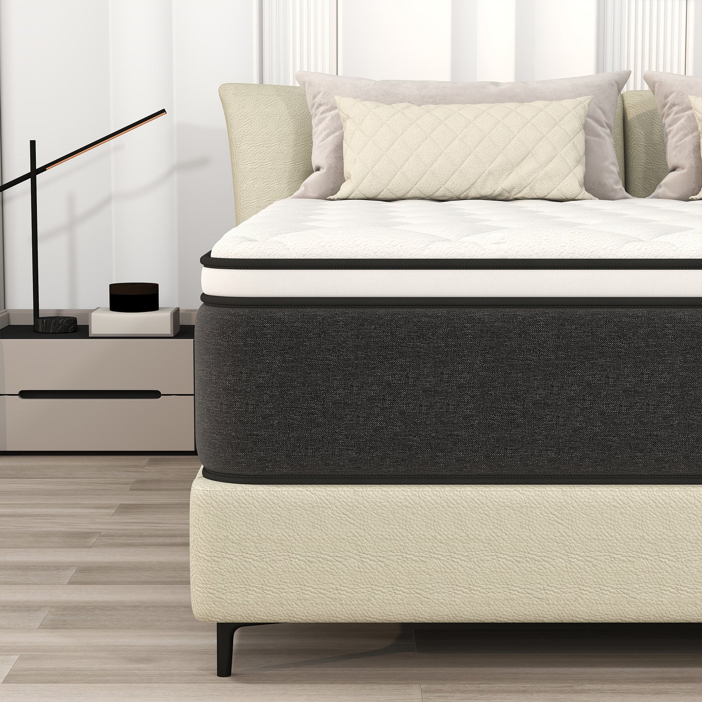 CICIMLU 12/14 INCH TWIN FULL QUEEN KING MATTRESS ,HYBRID MATTRESSES MEDIUM FIRM IN A BOX