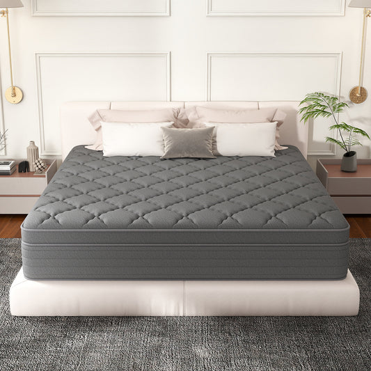 CICIMLU 12/14 INCH TWIN FULL QUEEN KING MATTRESS ,HYBRID MATTRESSES MEDIUM FIRM IN A BOX