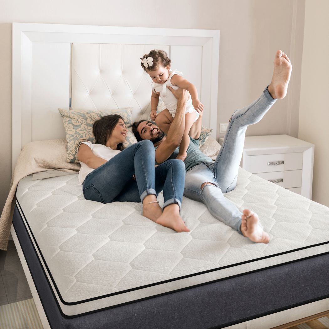lemontalking 12/14 INCH TWIN FULL QUEEN KING MATTRESS ,HYBRID MATTRESSES MEDIUM FIRM IN A BOX
