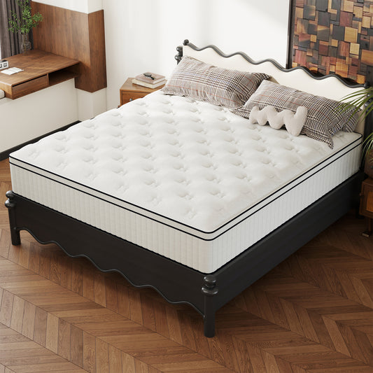 CICIMLU 12/14 INCH TWIN FULL QUEEN KING MATTRESS ,HYBRID MATTRESSES MEDIUM FIRM IN A BOX