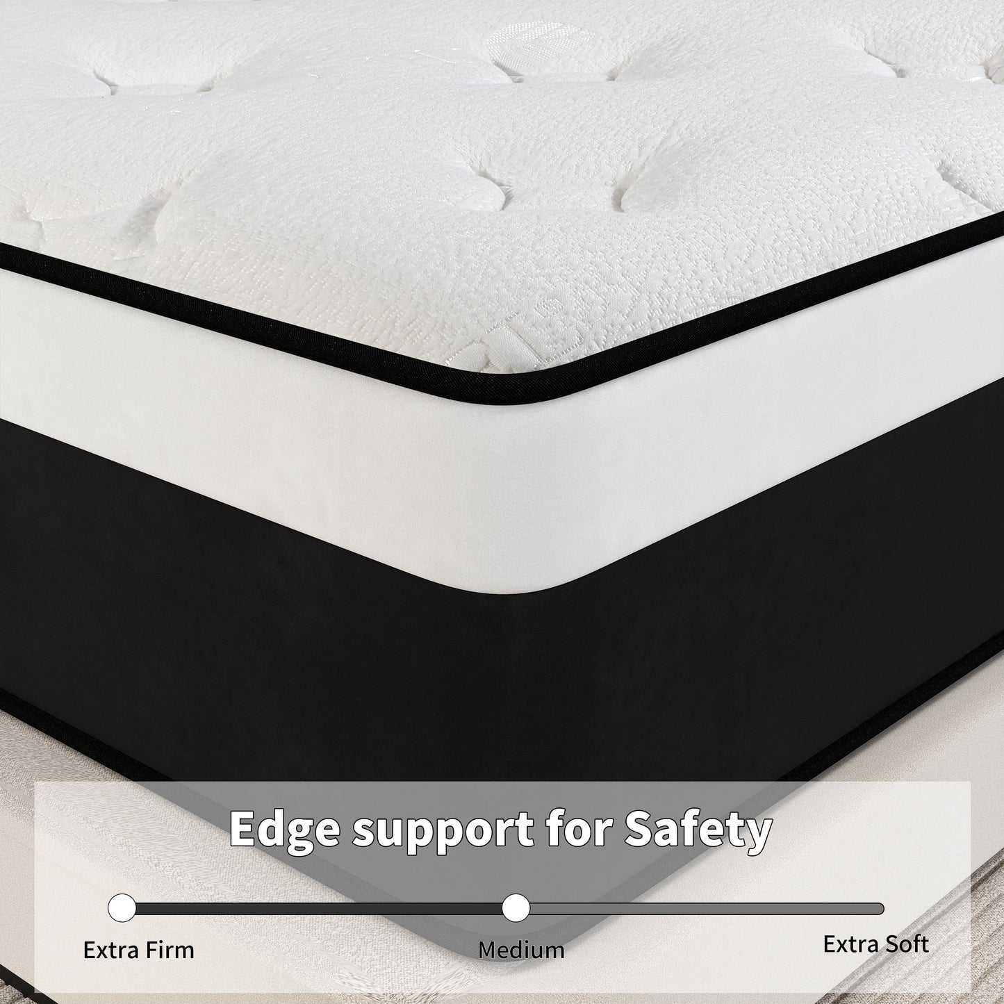 DalisTairy 8/10/12/14 INCH TWIN FULL QUEEN KING MATTRESS MEDIUM COMFORT TWIN SIZE FOR ADULT HYBRID MATTRESS IN A BOX