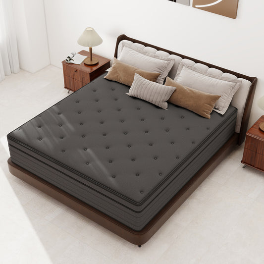 CICIMLU 12/14 INCH TWIN FULL QUEEN KING MATTRESS ,HYBRID MATTRESSES MEDIUM FIRM IN A BOX