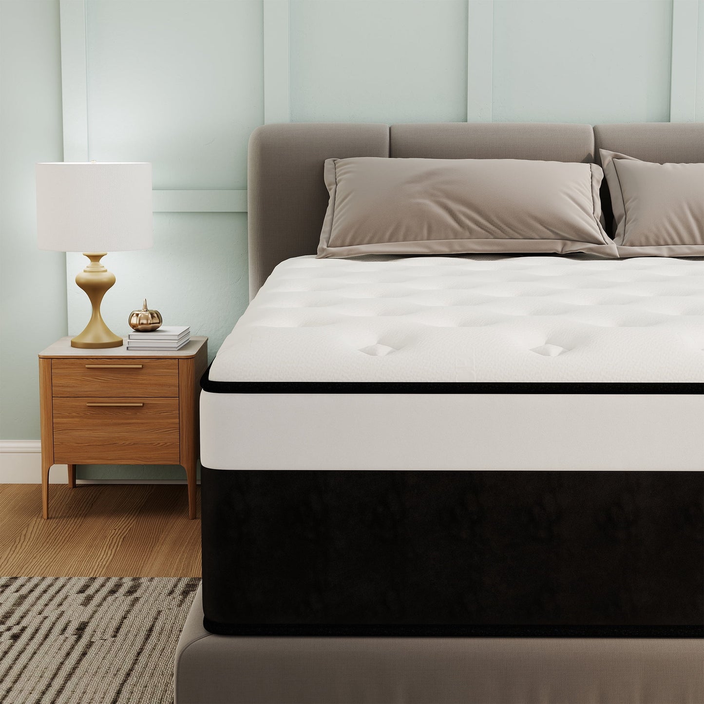 Abunitt 8/10/12/14 INCH TWIN FULL QUEEN KING MATTRESS MEDIUM COMFORT TWIN SIZE FOR ADULT HYBRID MATTRESS IN A BOX