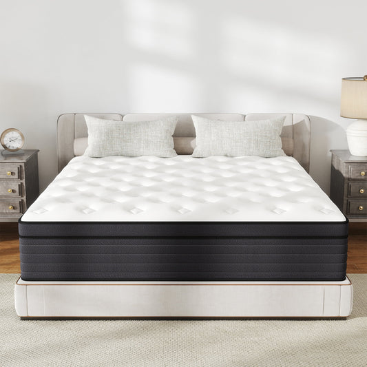 DalisTairy 8/10/12/14 INCH TWIN FULL QUEEN KING MATTRESS MEDIUM COMFORT TWIN SIZE FOR ADULT HYBRID MATTRESS IN A BOX