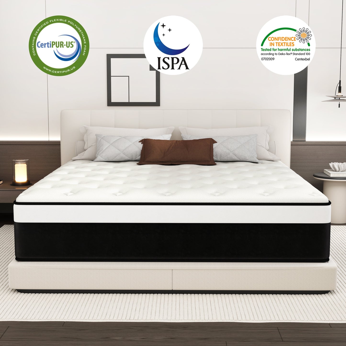 DalisTairy 8/10/12/14 INCH TWIN FULL QUEEN KING MATTRESS MEDIUM COMFORT TWIN SIZE FOR ADULT HYBRID MATTRESS IN A BOX