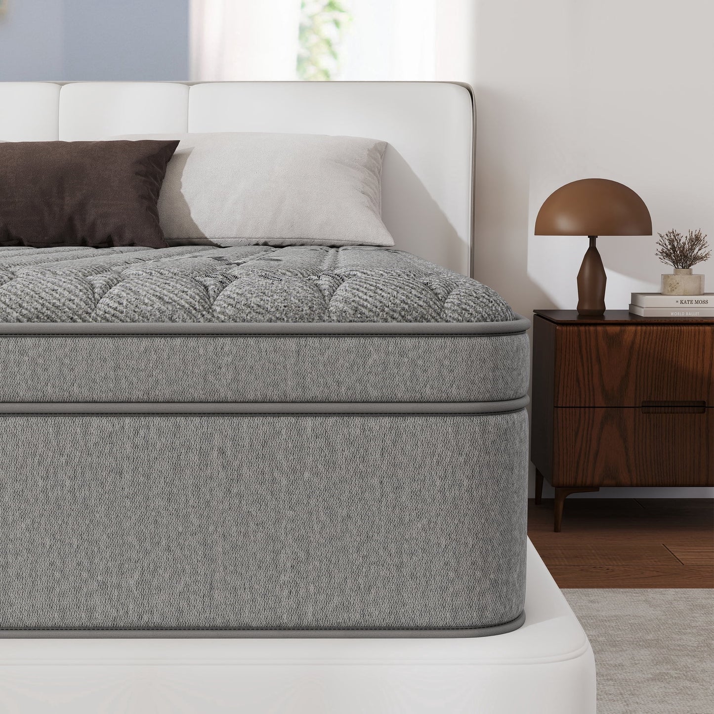 Kviwasha 12/14 INCH TWIN FULL QUEEN KING MATTRESS MEDIUM COMFORT TWIN SIZE FOR ADULT HYBRID MATTRESS IN A BOX