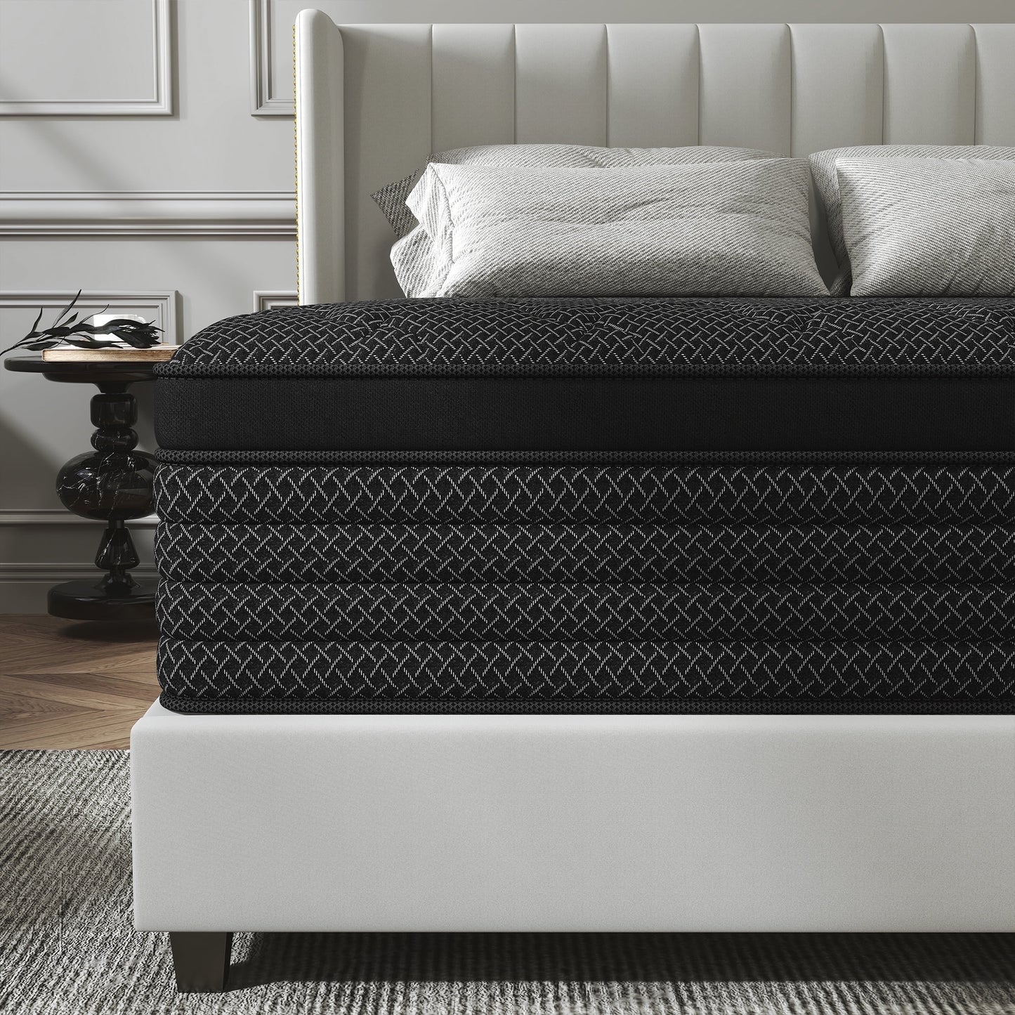 Kviwasha 12/14 INCH TWIN FULL QUEEN KING MATTRESS MEDIUM COMFORT TWIN SIZE FOR ADULT HYBRID MATTRESS IN A BOX