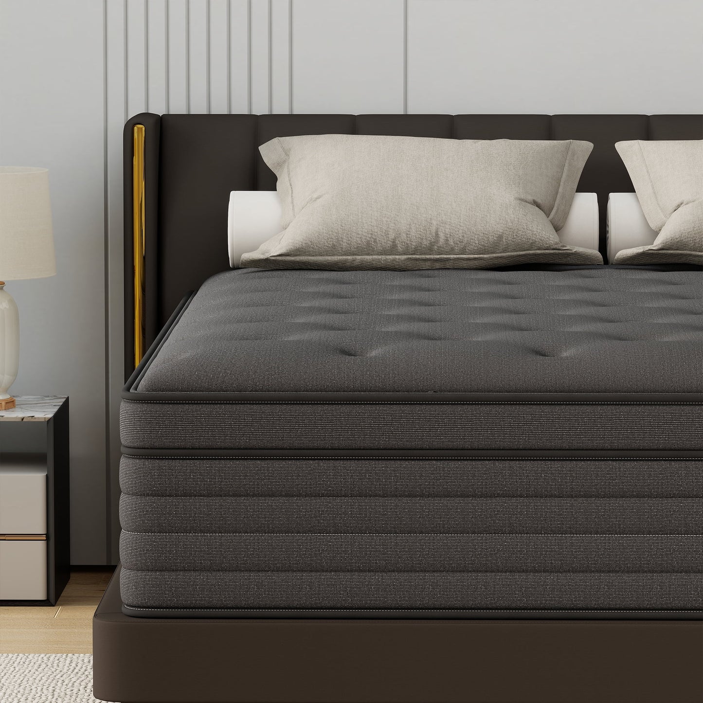Mokiiya 8/10/12/14 INCH TWIN FULL QUEEN KING MATTRESS MEDIUM COMFORT TWIN SIZE FOR ADULT HYBRID MATTRESS IN A BOX